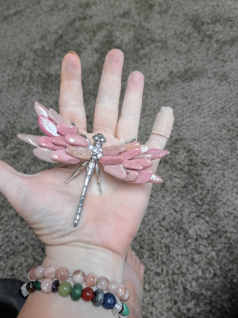 Pink Dragonfly Brooch Accessory - Elegant Women’s Pin